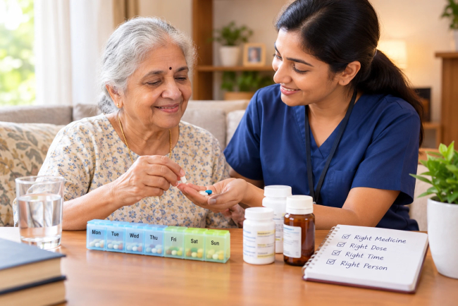 Medication Management Tips for Seniors Receiving Care at Home